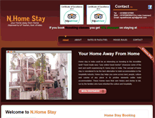 Tablet Screenshot of nhomestay.com